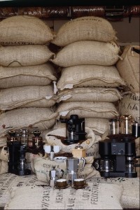 bolsas de granos de café